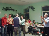 Bester Spieler Volker Heinold mit dem Gl&uuml;ckwunsch seiner Frau Astrid!