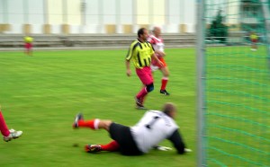 Gregor schaut: wo ist der Ball