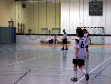 Annegret kurz vor ihrem Treffer