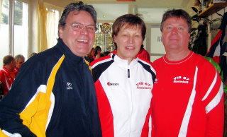 Dieter und Helgard (Sponsoren) mit unserem Vorsitzender