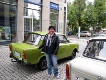 "Unser pannamagr&uuml;ner Trabbo"