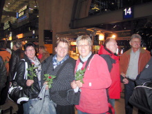 Rosen f&uuml;r unsere weiblichen Mitfahrerinnen