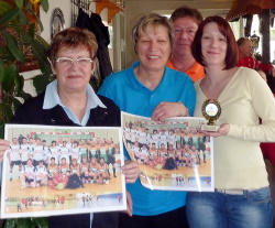 Platz 3 der Torj&auml;gerinnen: Sabine & Helgard & Ulrike