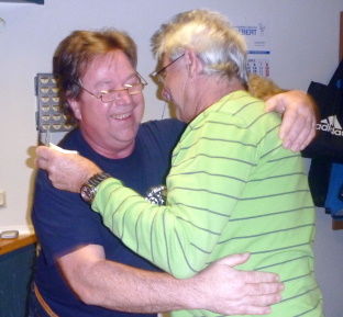 Gerd erhliet die Gl&uuml;ckw&uuml;nsche zum 3.Platz