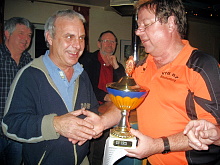 Skat 2009: Siegerehrung - Andreas gewinnt