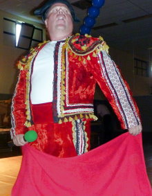 Der Torero f&uuml;hrte durch die Siegerehrung 2012
