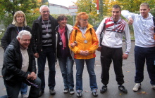 Unsere Neulinge einer VfB Reise mit Rolf