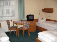 Ausstattung Dreibettzimmer